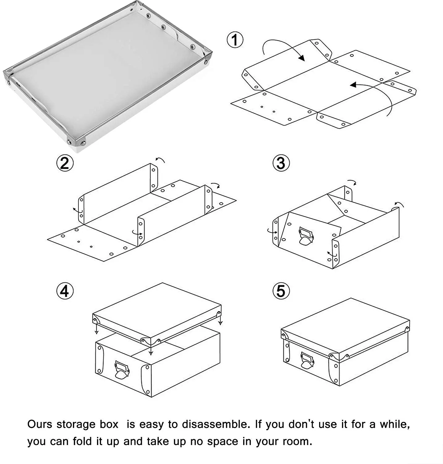 Collapsible Storage Box - Set of 3