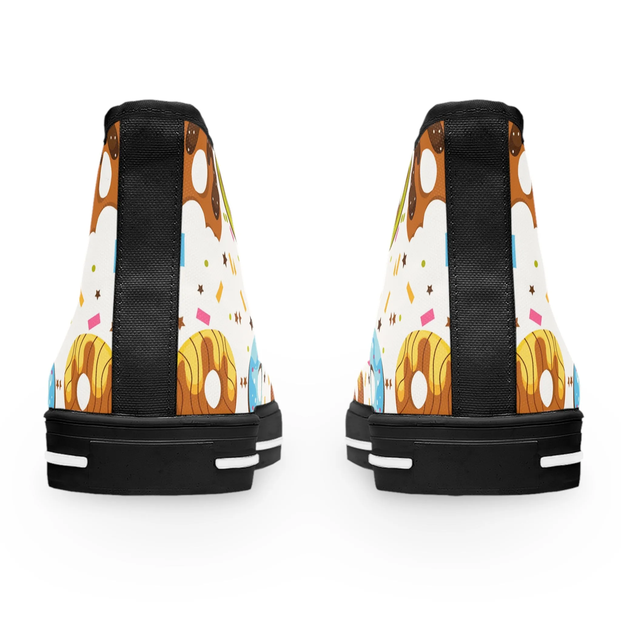 Colorful Donuts Women's High Top Sneakers