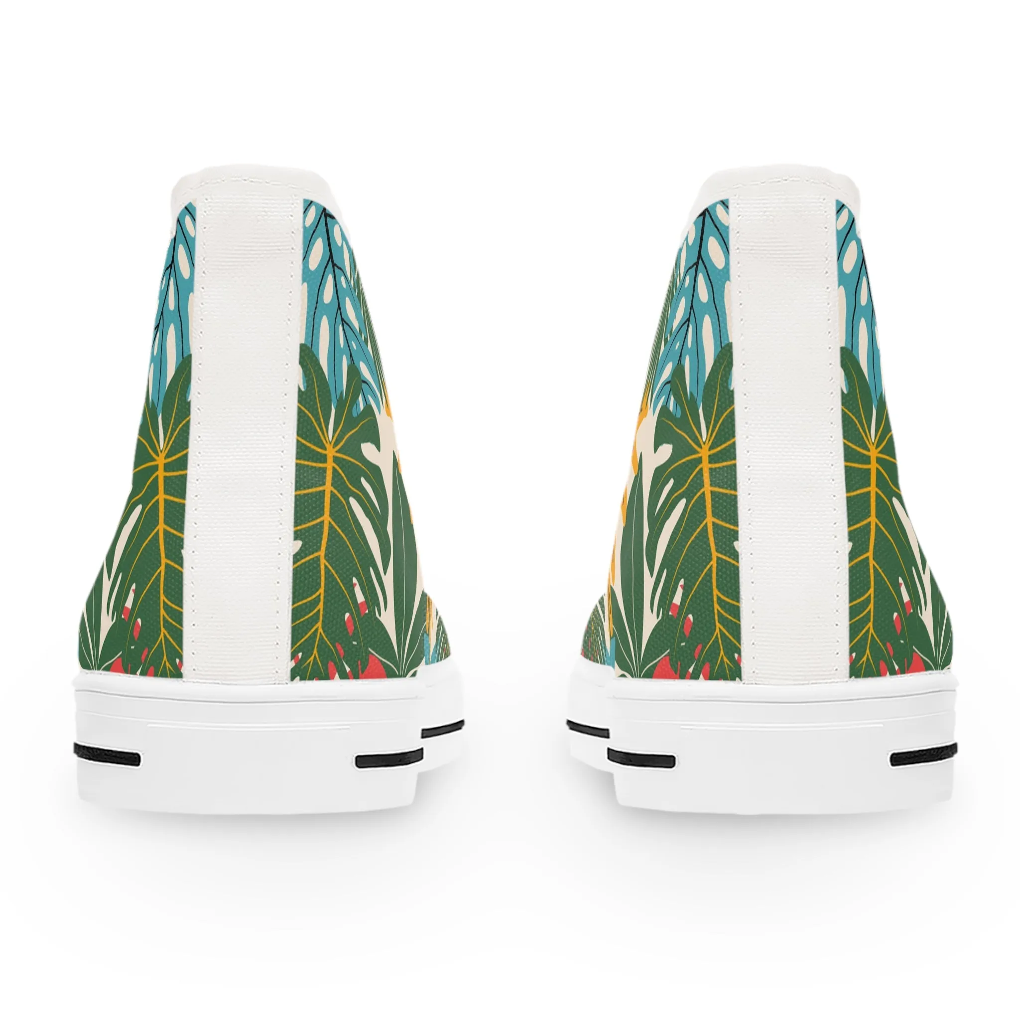 Colorful Leaves Women's High Top Sneakers