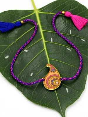 Colorful Paisley Rakhi