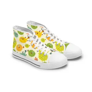 Colorful Pufferfish Women's High Top Sneakers