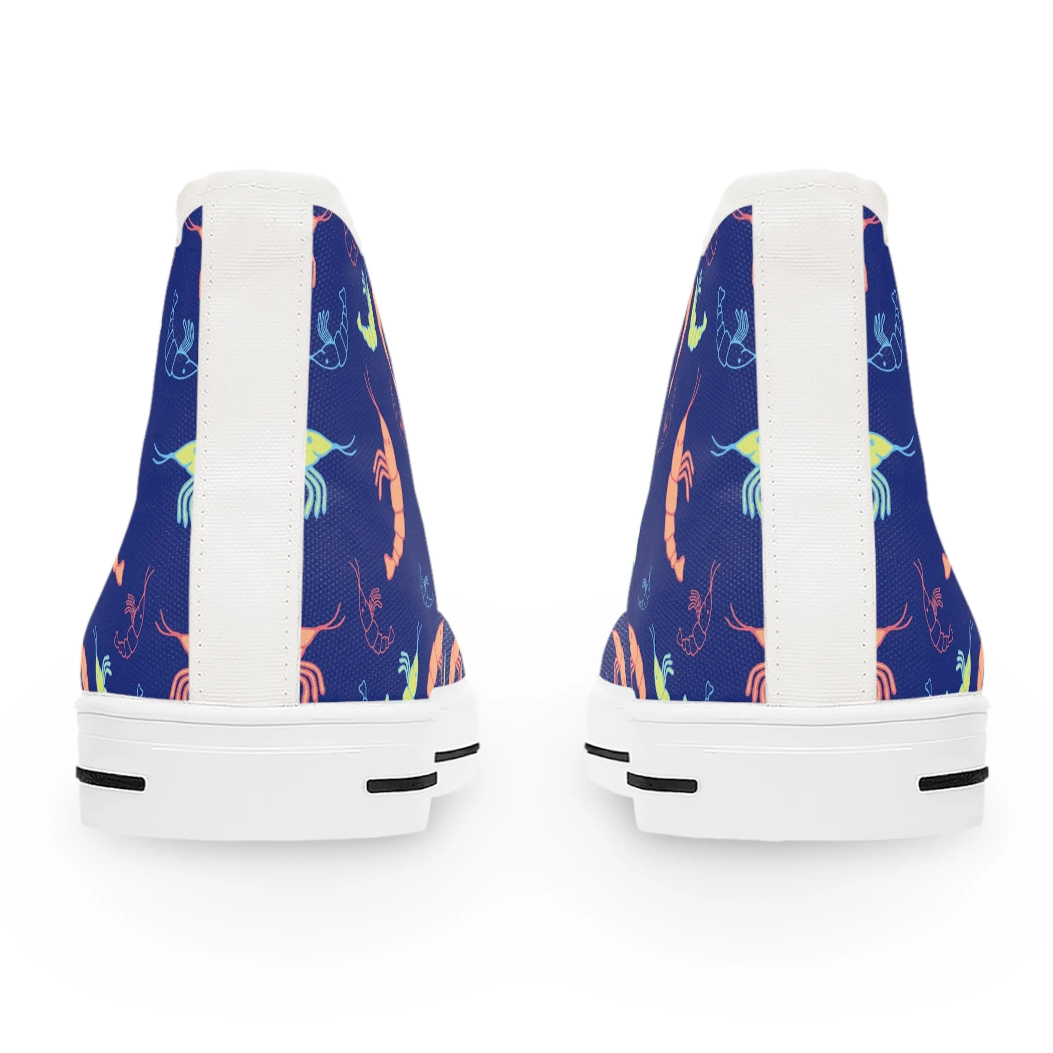 Colorful Shrimp Women's High Top Sneakers