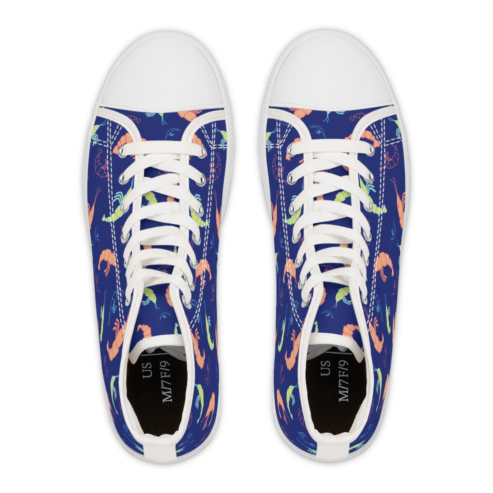 Colorful Shrimp Women's High Top Sneakers