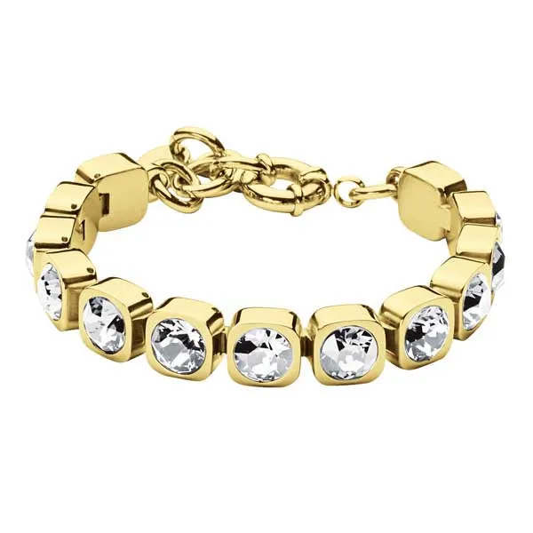 CONIAN SHINY GOLD CRYSTAL BRACELET