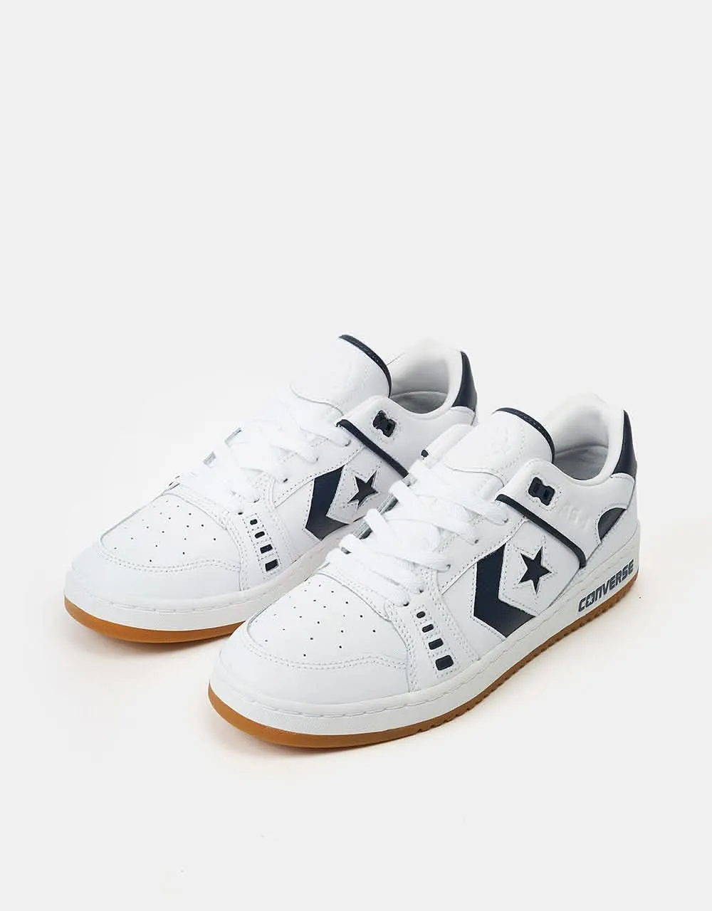 Converse AS-1 Skate Shoes - White/Navy/Gum