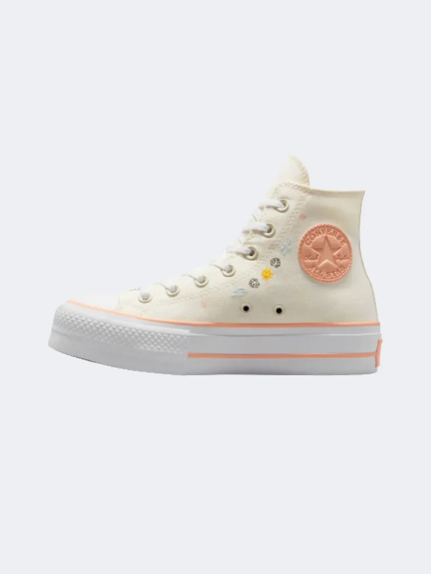 Converse Chuck Taylor All Star Women Lifestyle Shoes Egret/Coral/White