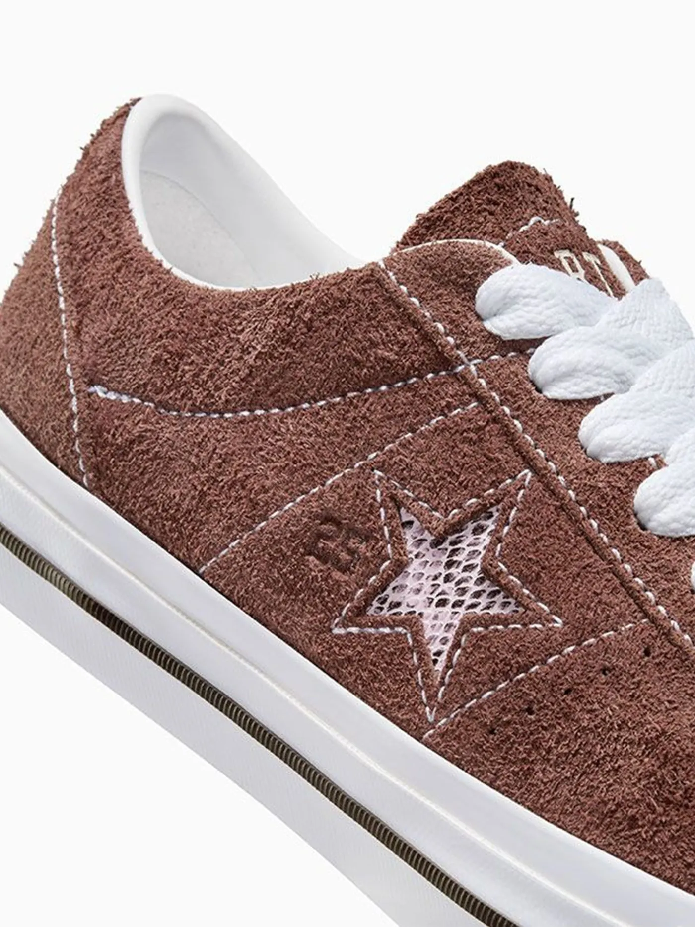 Converse x Quartersnacks One Star Pro Dark Clove/White/Cherry Blossom Shoes