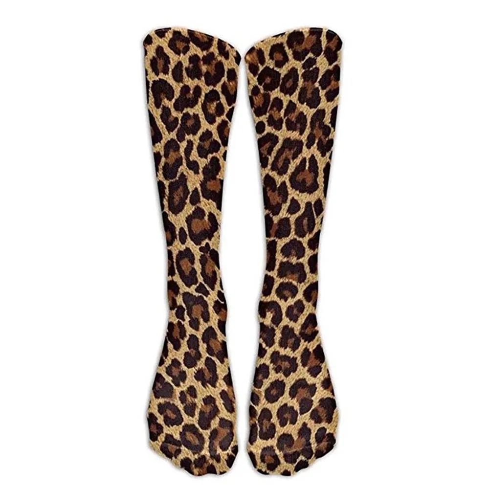 Cool Animal Skin 3D Printed Colorful Knee Socks