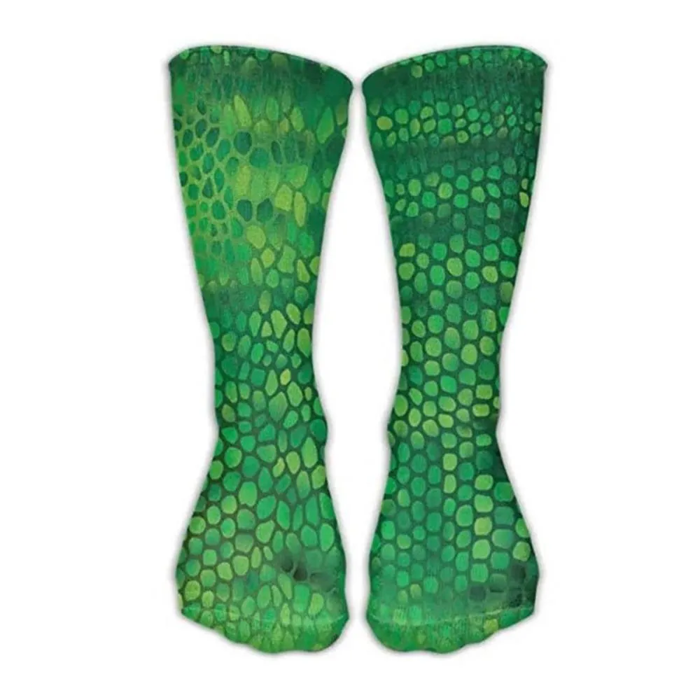 Cool Animal Skin 3D Printed Colorful Knee Socks