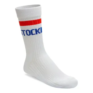 Cotton Crew Stripe Tennis Socks