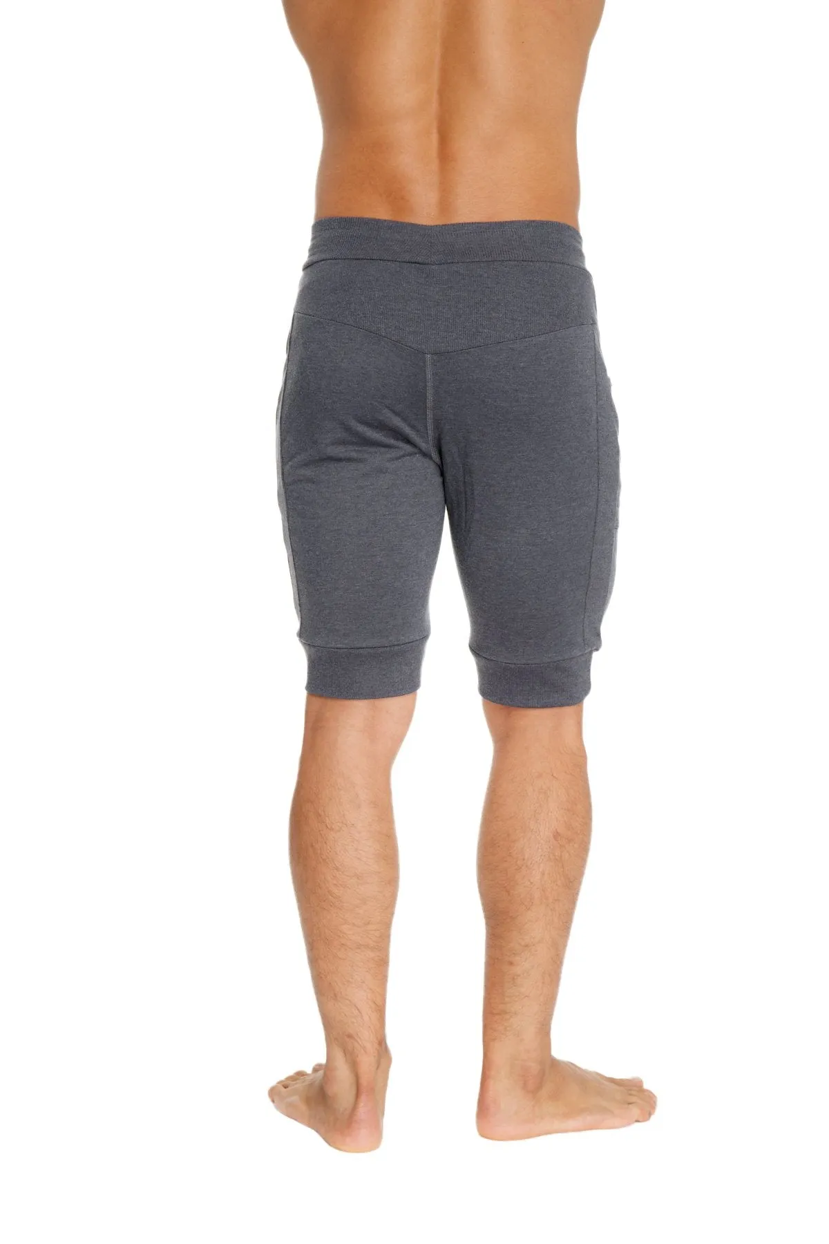 Cuffed Yoga Short (Charcoal)