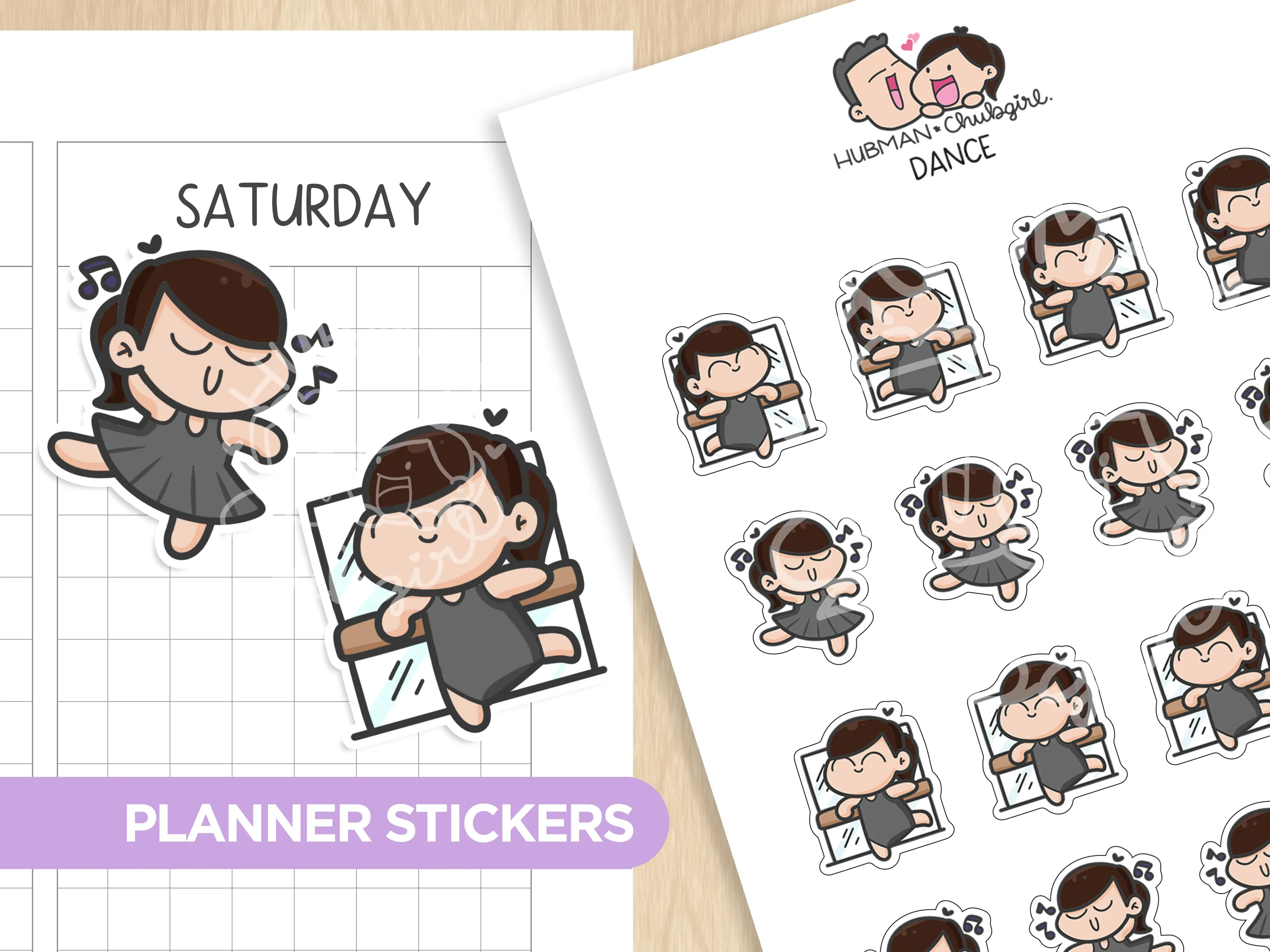 Dance Planner Stickers