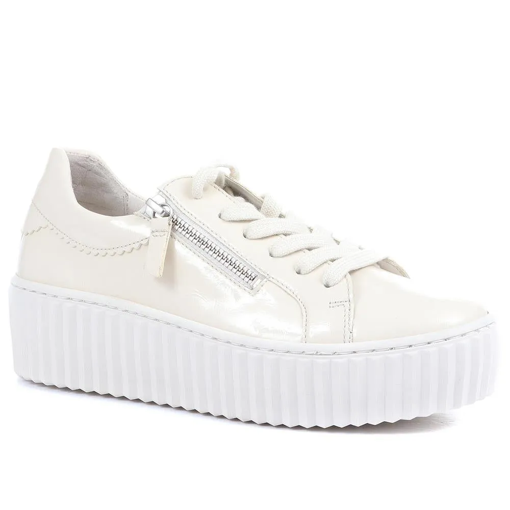 Dolly Leather Platform Trainers - GAB35502 / 321 585