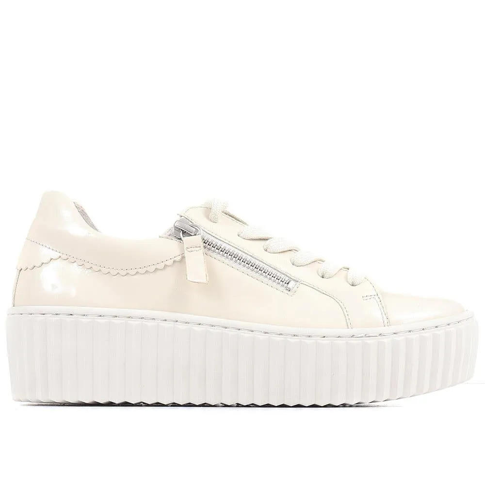 Dolly Leather Platform Trainers - GAB35502 / 321 585