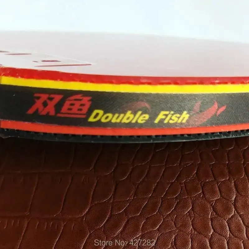 Double Fish 9 Stars Cypress Carbon Fibre Table Tennis Bat with Leather Case