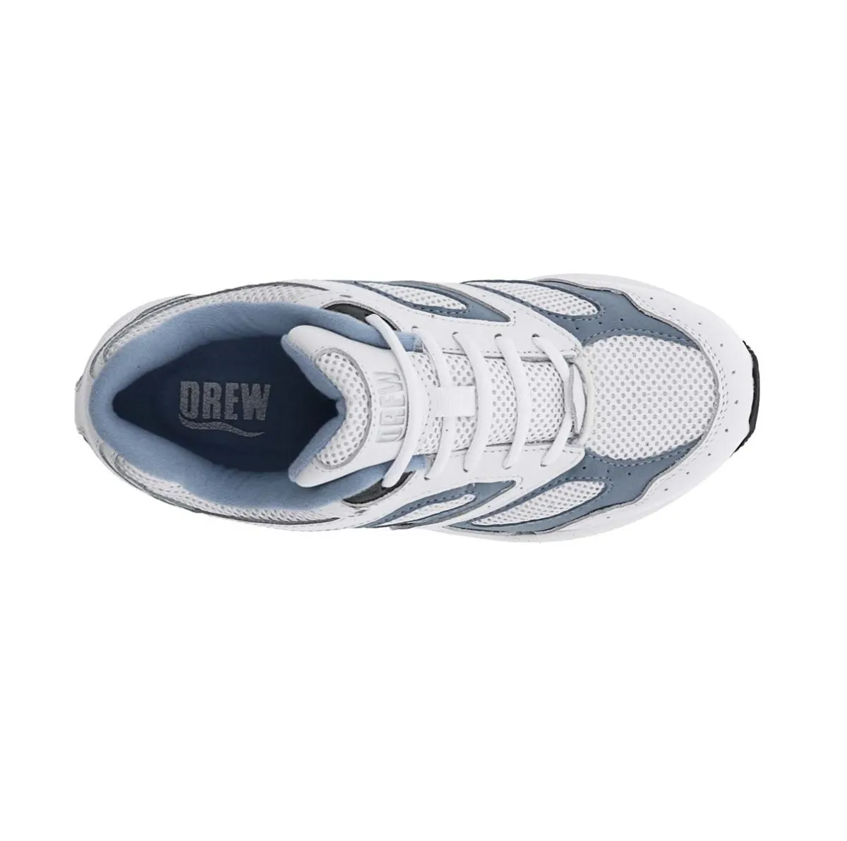 Drew Flare Women Athletic Shoes In White/blue Combo