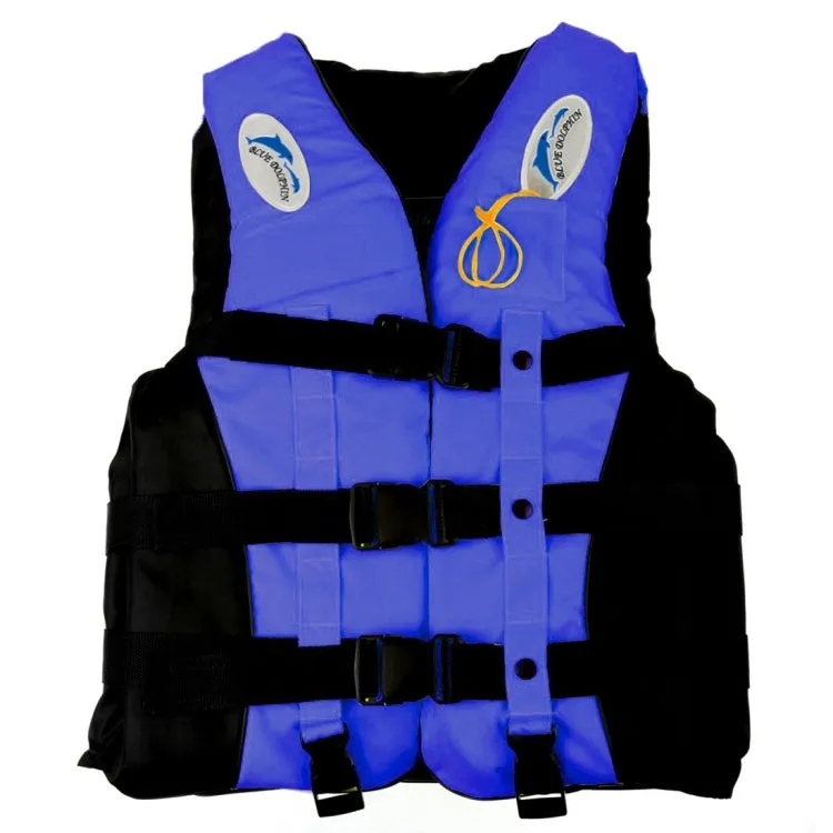 Drifting Swimming Fishing Life Jackets with Whistle for Adults,Size:XXL(Blue)