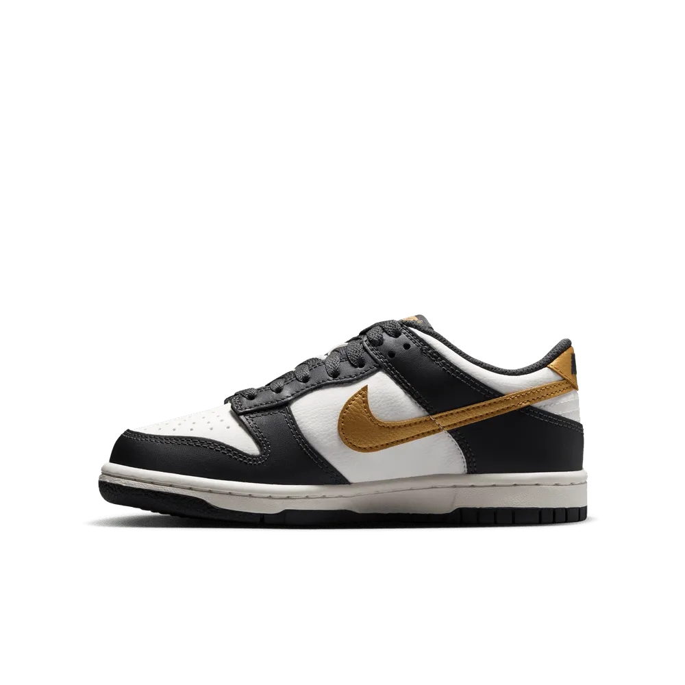 Dunk Low GS 'Summit White/Metallic Gold'