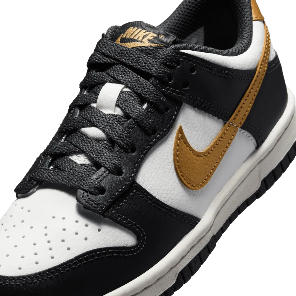 Dunk Low GS 'Summit White/Metallic Gold'