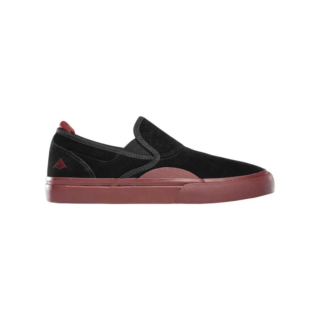 Emerica Wino G6 Slip on - Black/Red/Gum