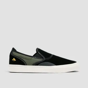 Emerica Wino G6 Slip On Shoes Black/Olive