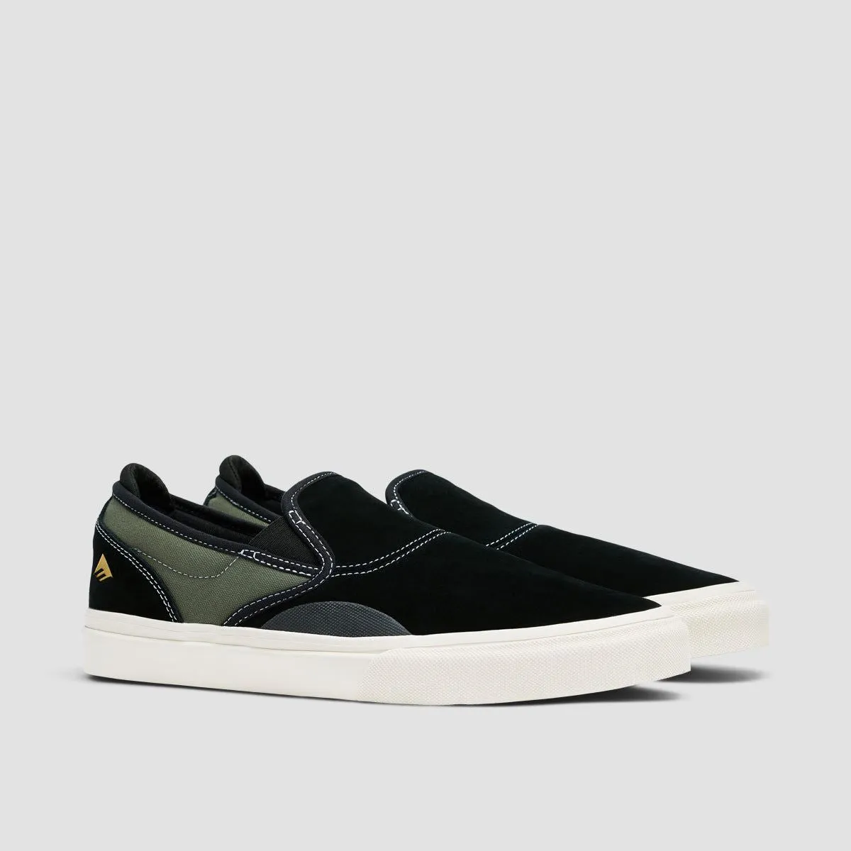 Emerica Wino G6 Slip On Shoes Black/Olive