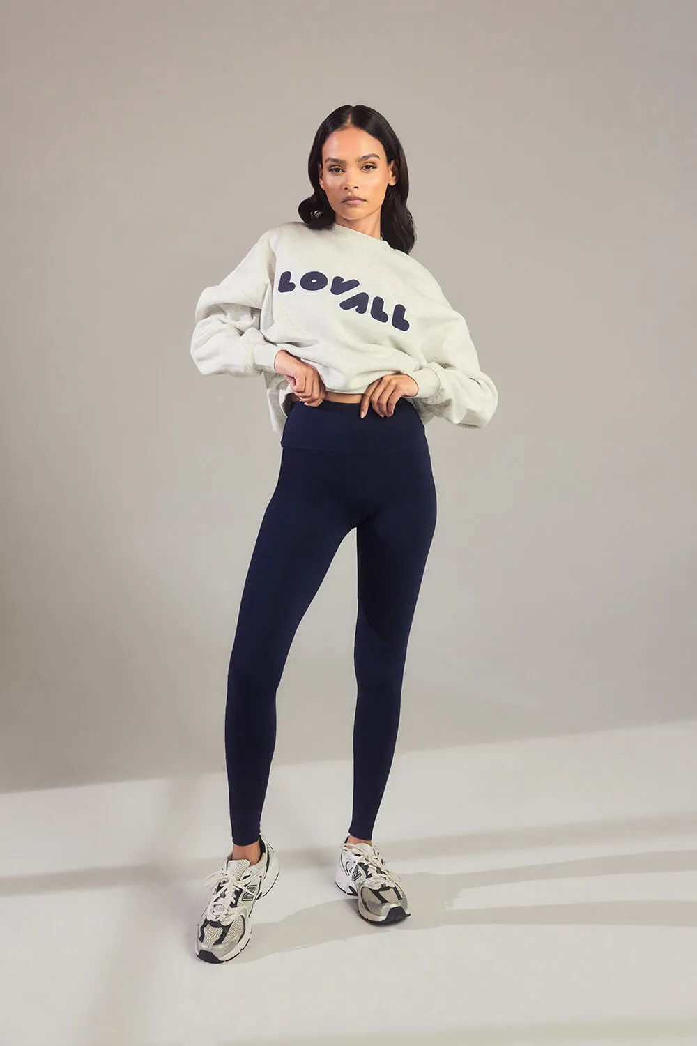 Everyday High Waisted Leggings - Navy Blue