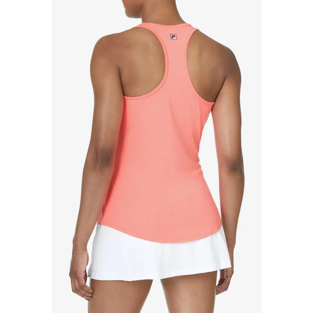 Fila Women's Essentials Racerback Loose Fit Tank - Fiery Coral