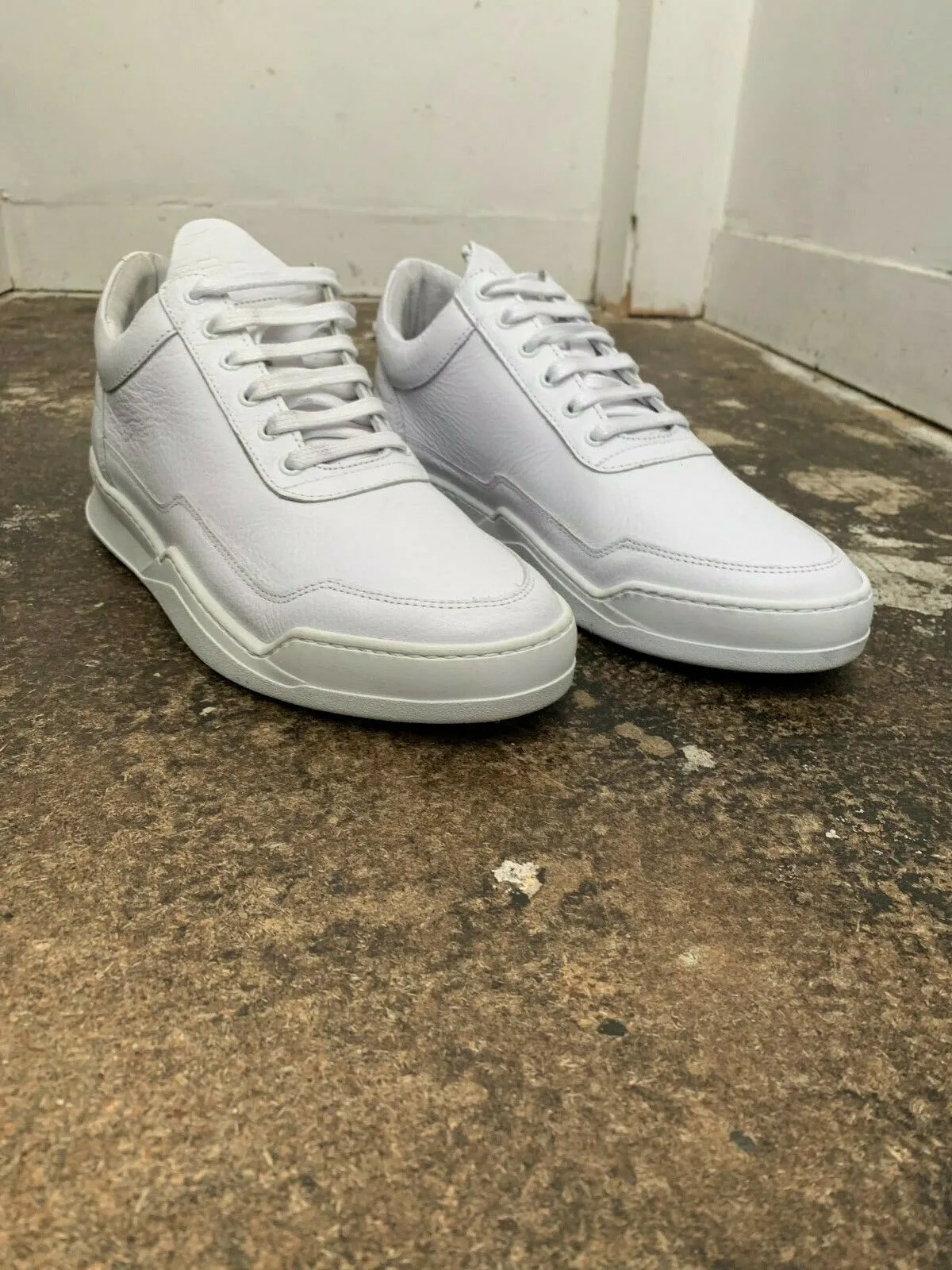 Filling Pieces Low Top Jasper White Trainers