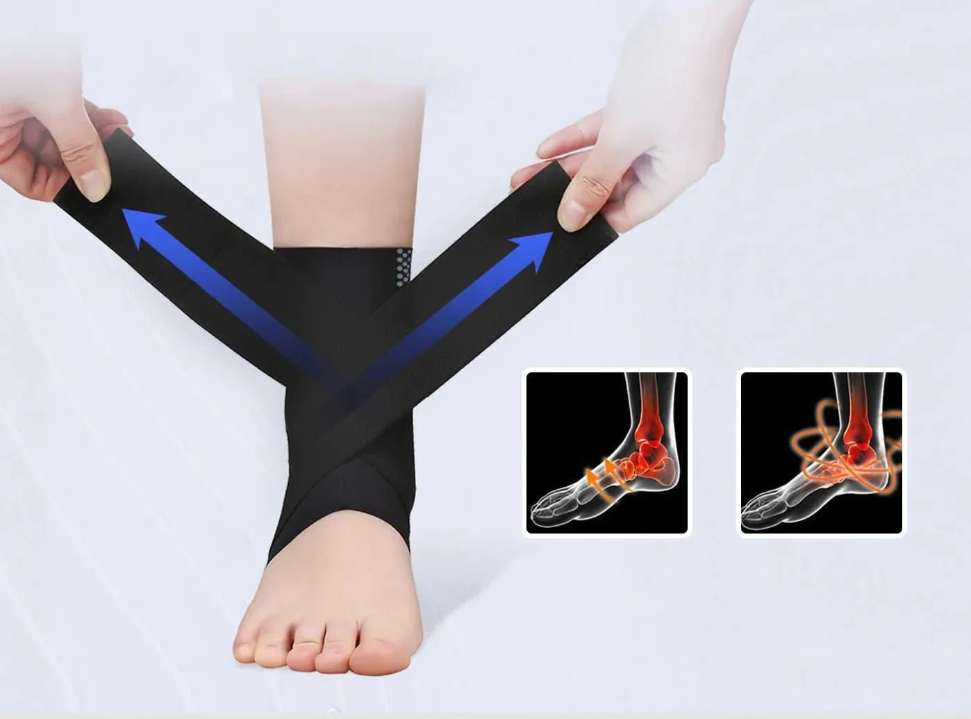 FitVille X-cushion Ankle Brace V2 (Unisex)