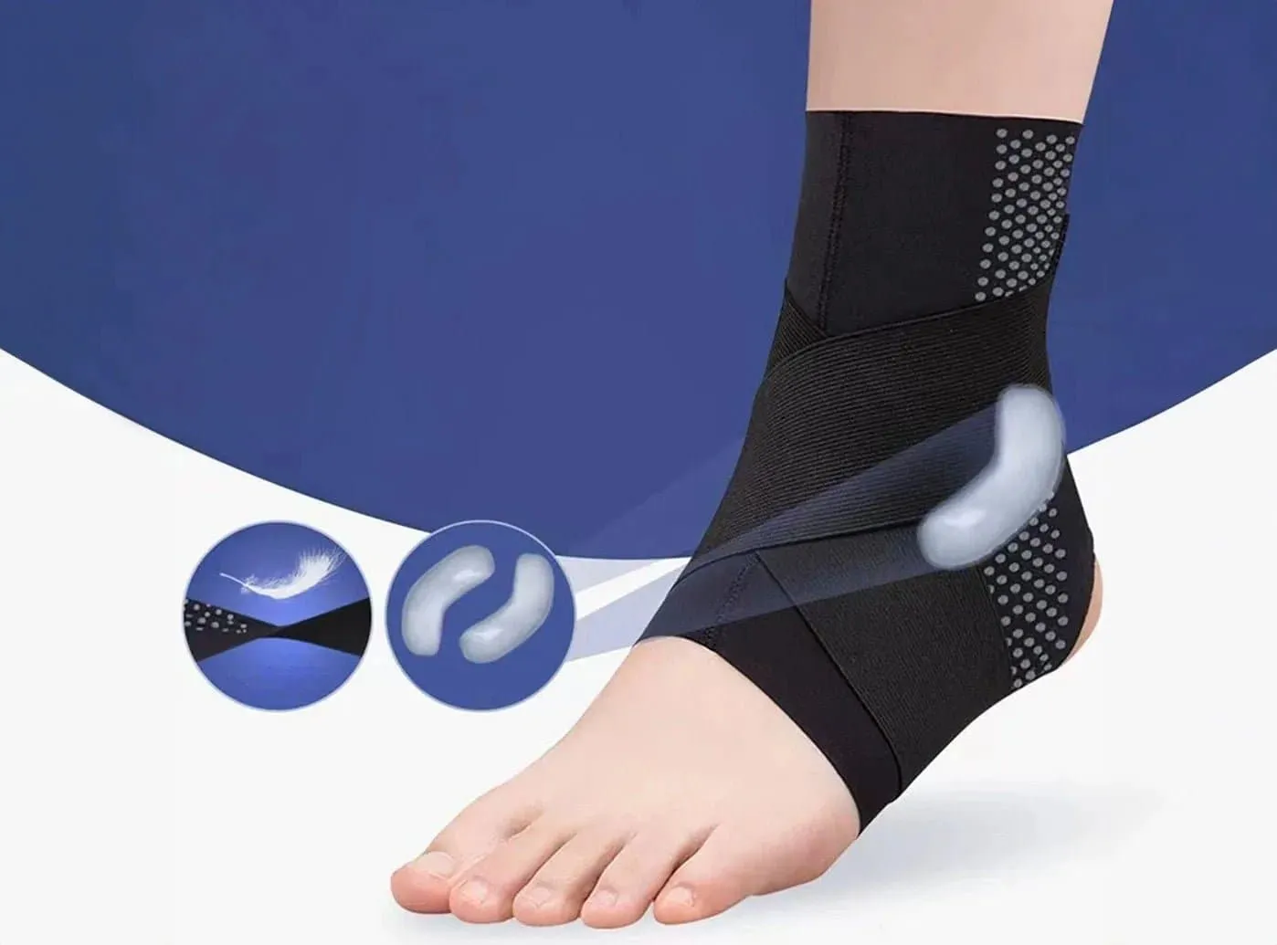 FitVille X-cushion Ankle Brace V2 (Unisex)