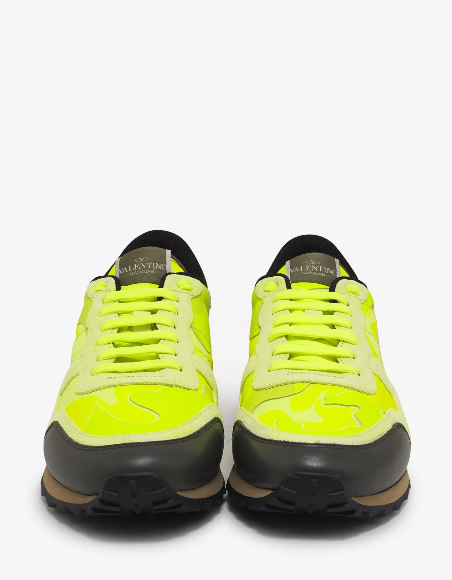 Florescent Yellow Camouflage Rockrunner Trainers -