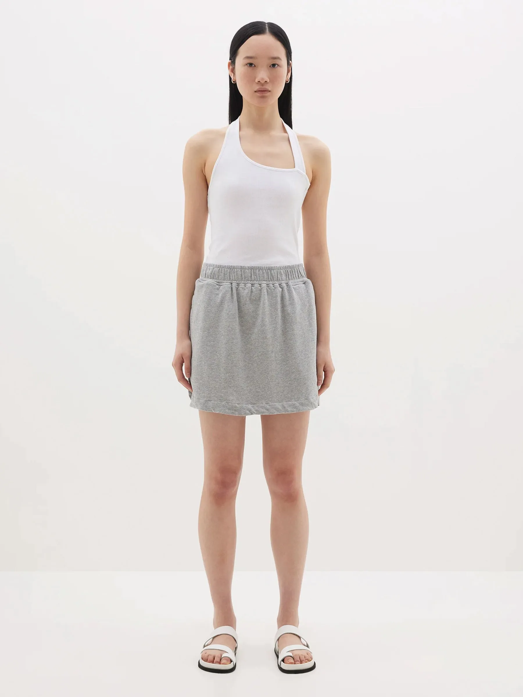 french terry tennis skirt