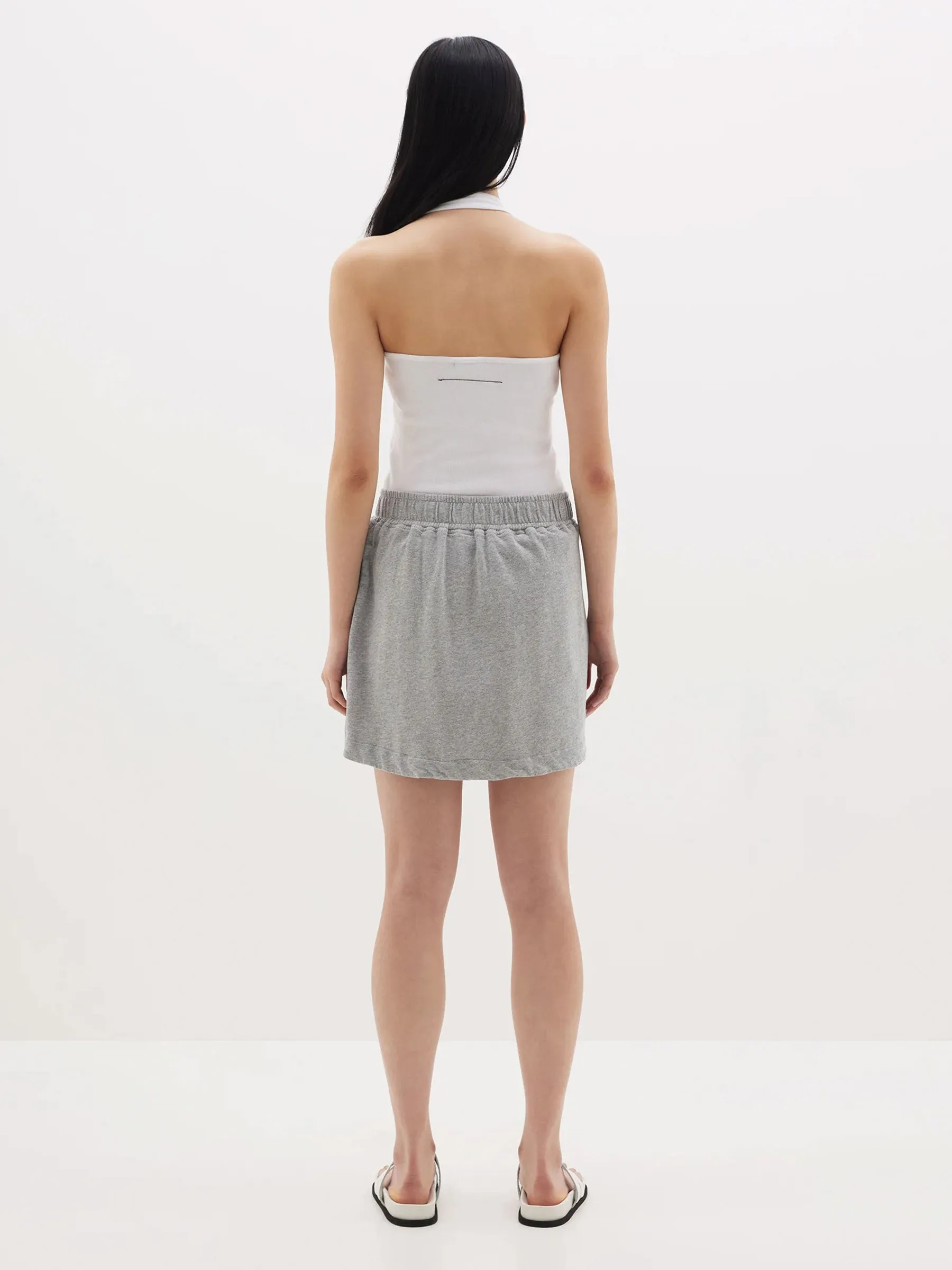 french terry tennis skirt