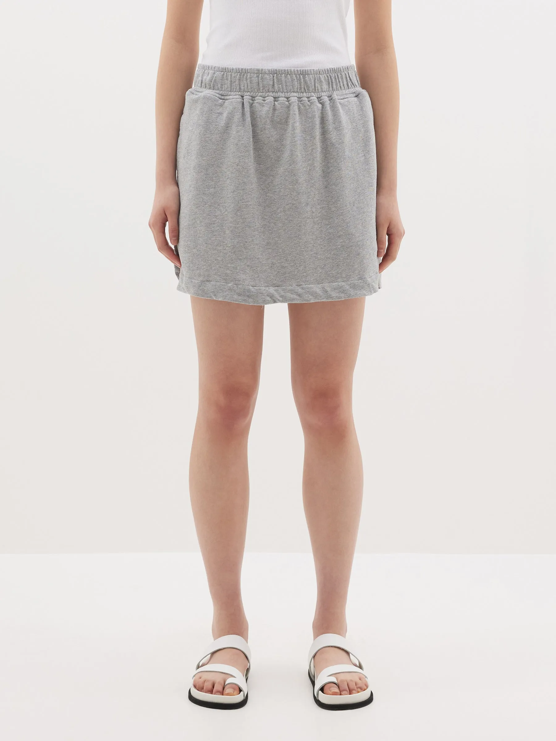 french terry tennis skirt