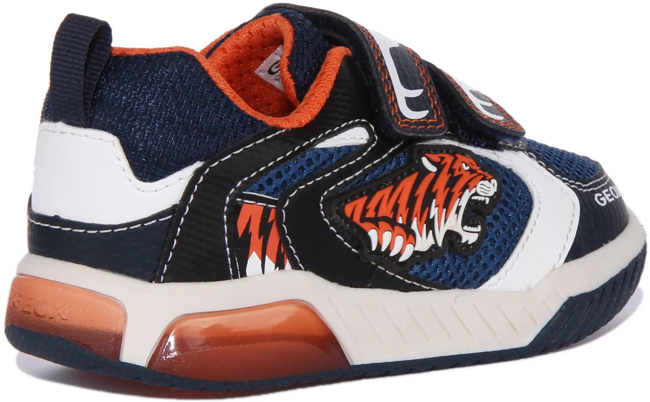 Geox J Inek B. A In Navy Red For Infants