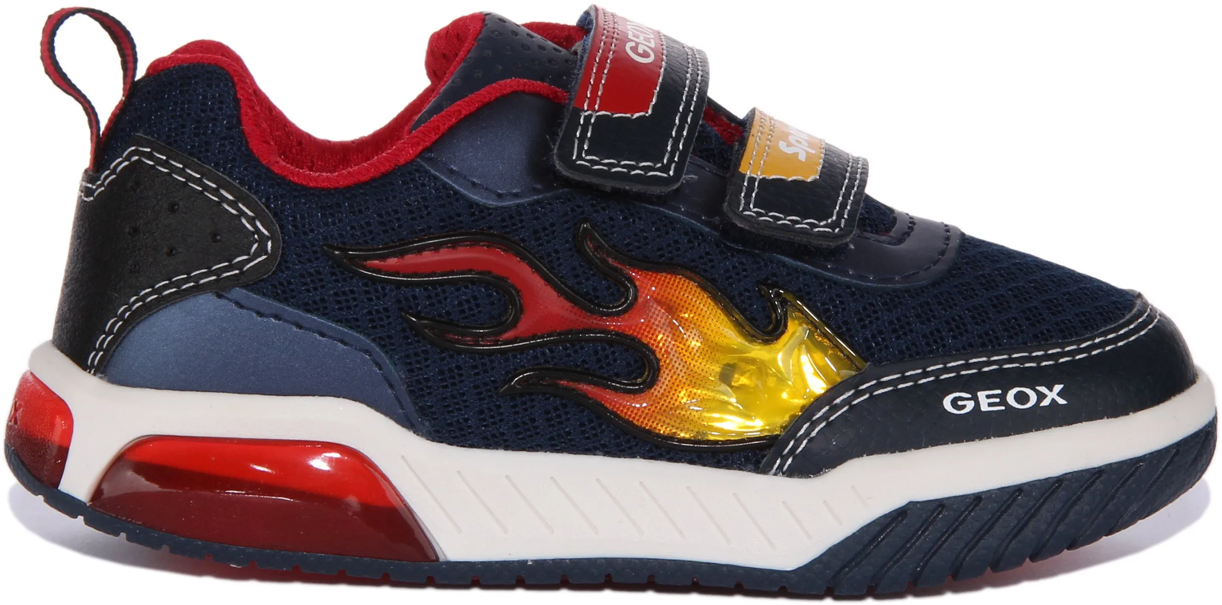 Geox J Inek B. B In Navy Red For Infants