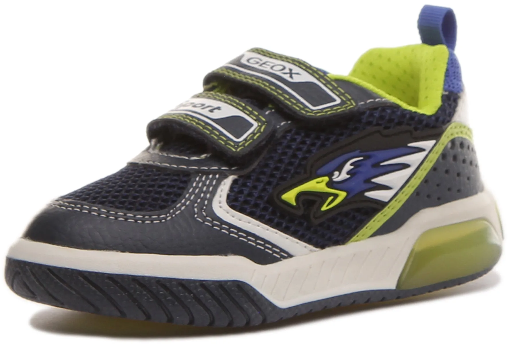 Geox J Inek B. B In Navy Yellow For Kids