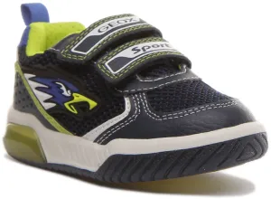 Geox J Inek B. B In Navy Yellow For Kids