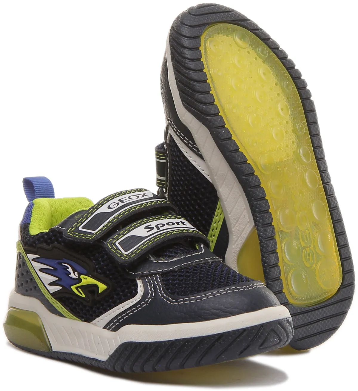 Geox J Inek B. B In Navy Yellow For Kids