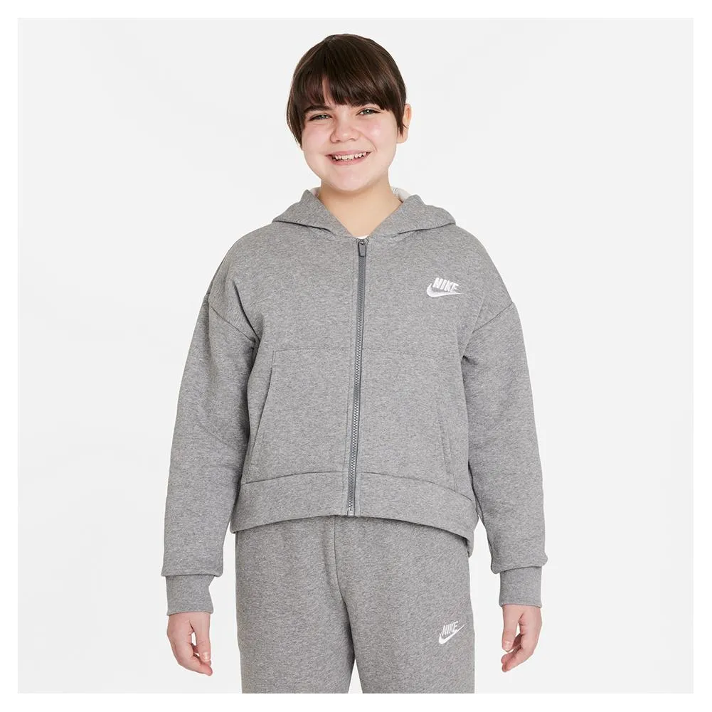 Girls' Sportswear Club Fleece Full-Zip Hoodie