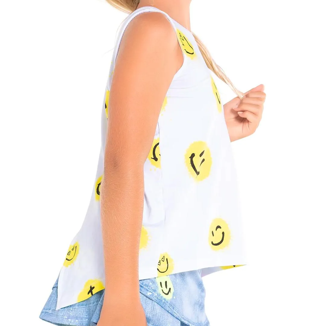 Girl's Tie Back Tennis Tank