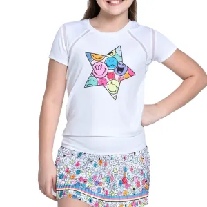 Girls`Got The Feeling Short Sleeve Tennis Top Multicolor