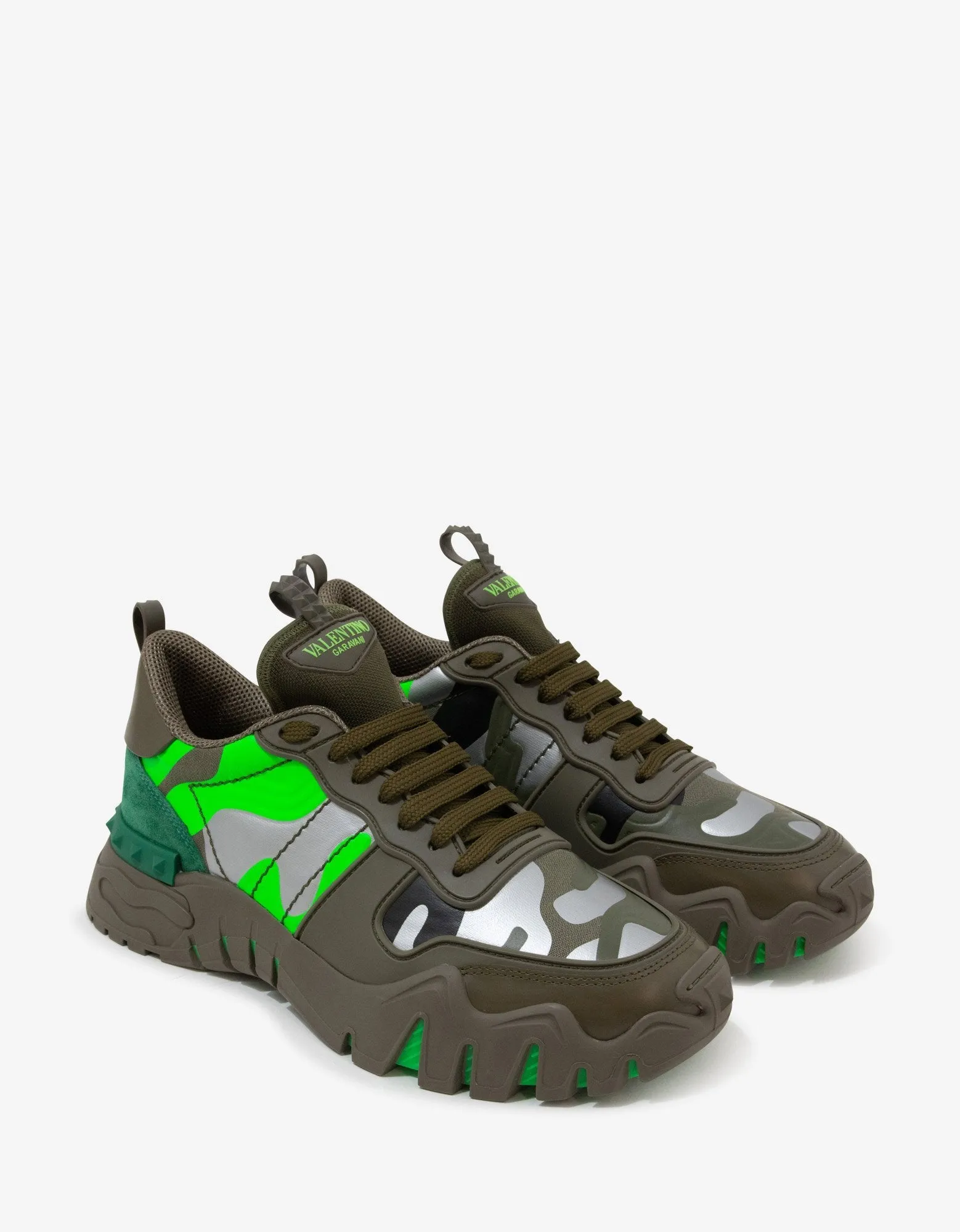 Green Camouflage Rockrunner Plus Trainers -