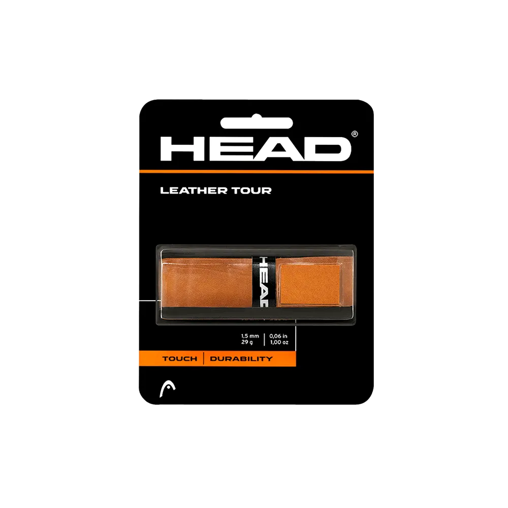 Head Leather Tour Grip - Brown