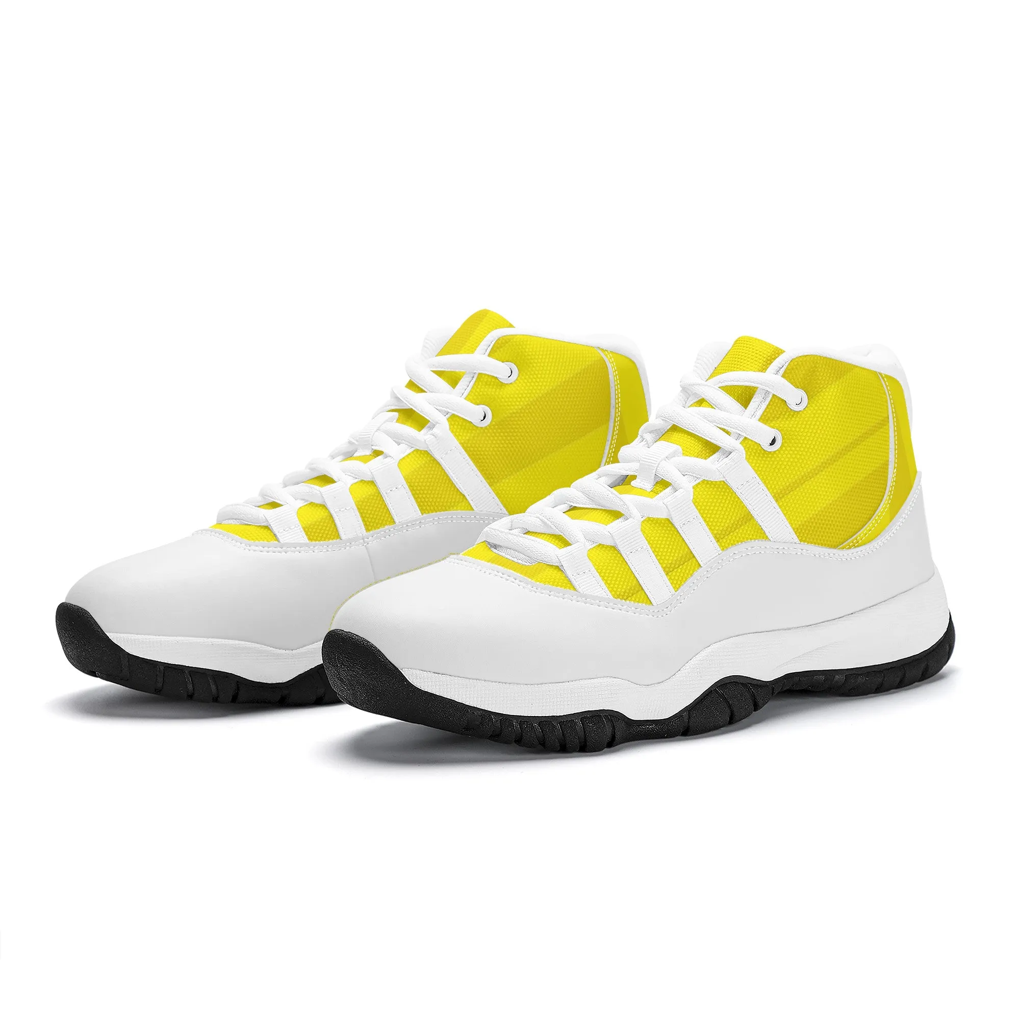 High Top Air Retro Sneakers - Yellow