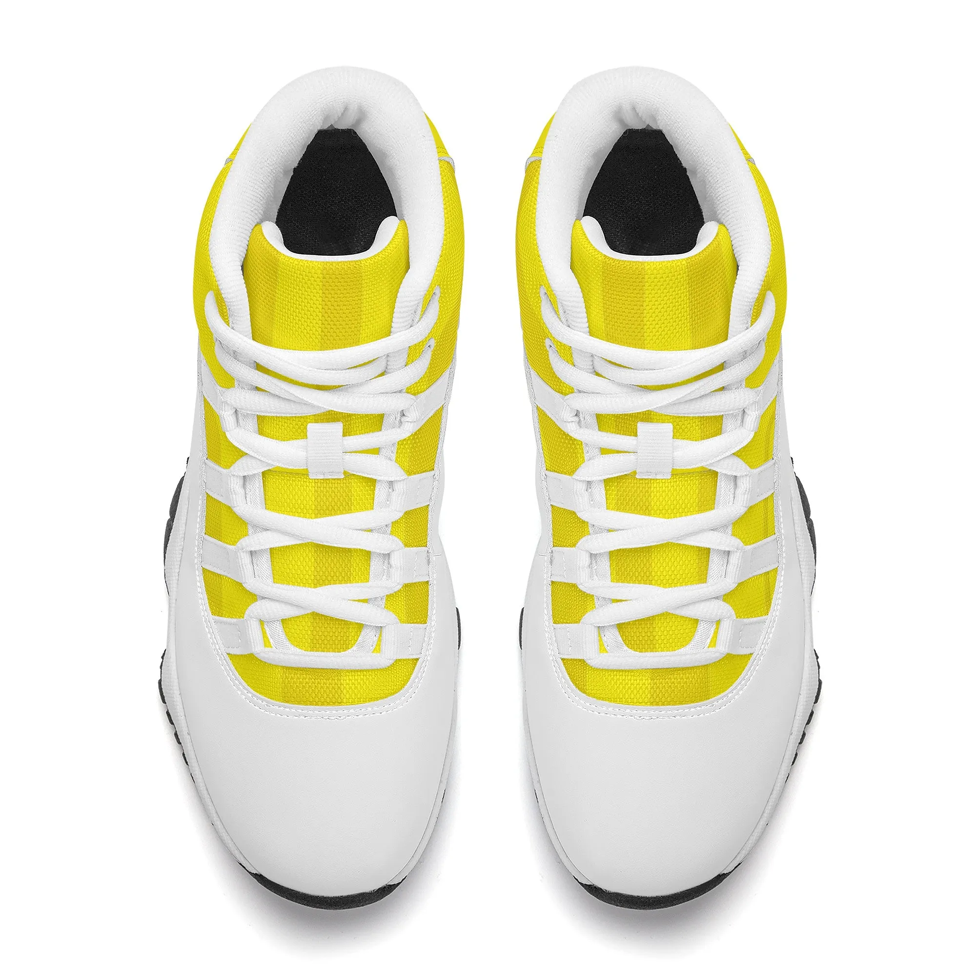 High Top Air Retro Sneakers - Yellow