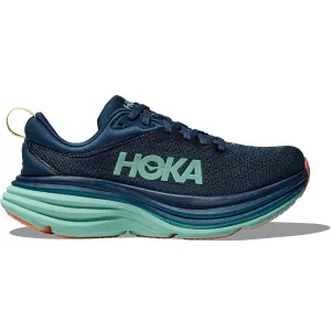 Hoka Bondi 8 Running Shoes - Womens - Midnight/Seafoam