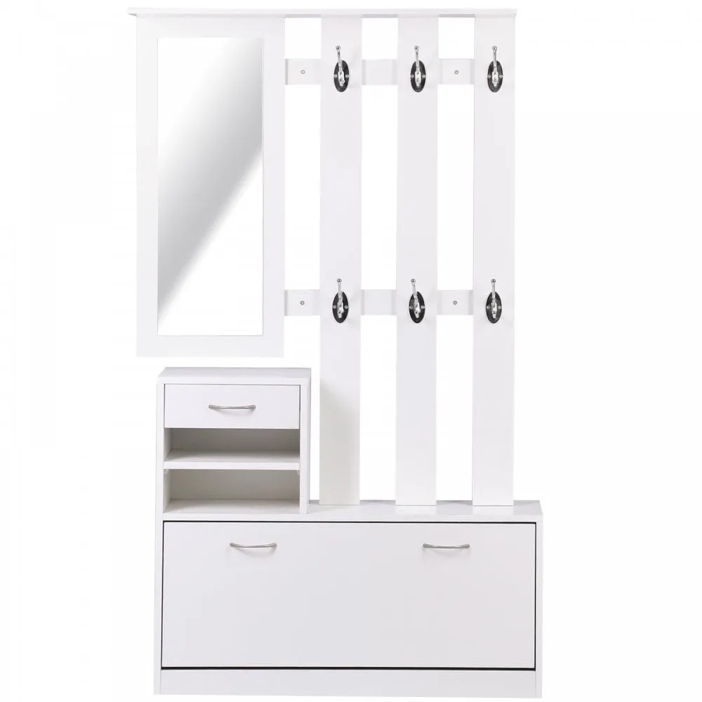 HOMCOM Storage Unit -White