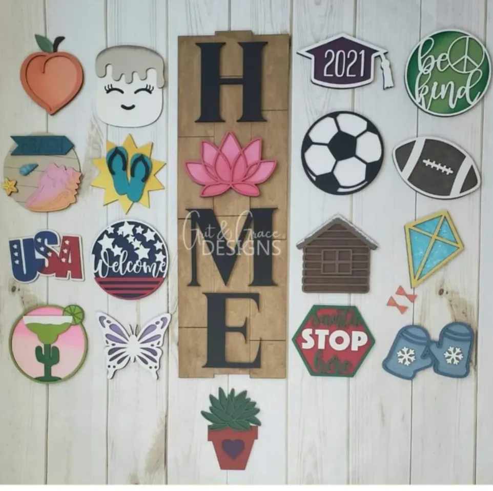 Interchangeable Porch Signs